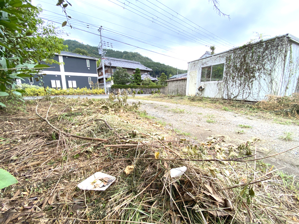 丹波市氷上町石生の売地の外観