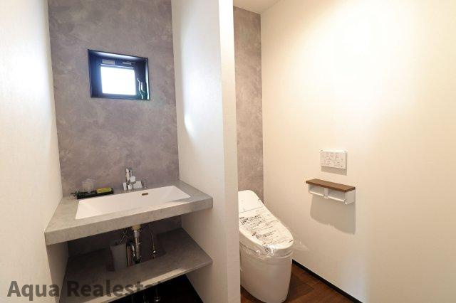 多肥上町　未入居モデルハウスのトイレ|清潔感のあるトイレです