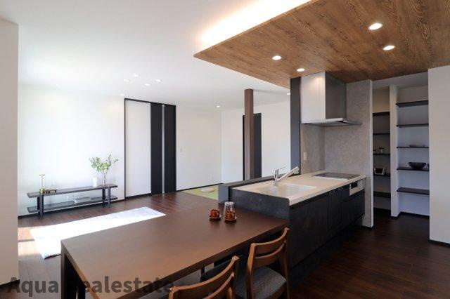 多肥上町　未入居モデルハウスのキッチン|キッチンでお料理をお楽しみください