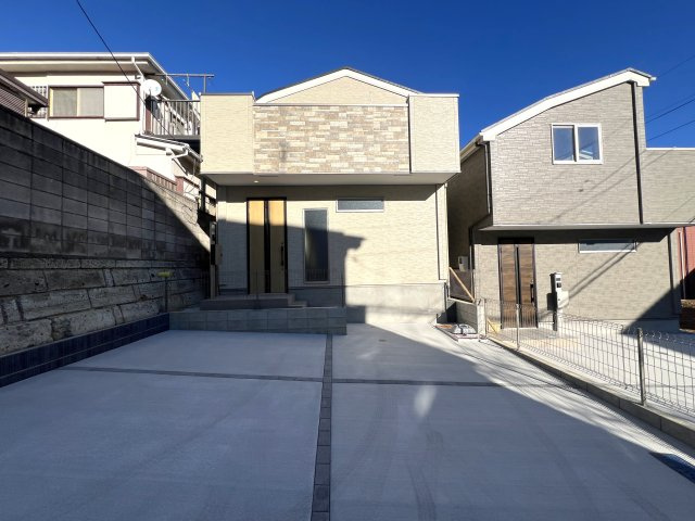 永田山王台の王に俺はなる！！【永田山王台 新築戸建】の外観|外観は落ち着いています