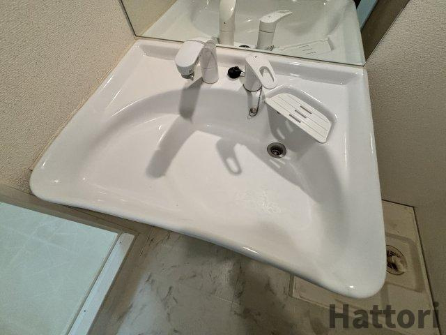 ルクレ新大阪レジデンスの洗面所