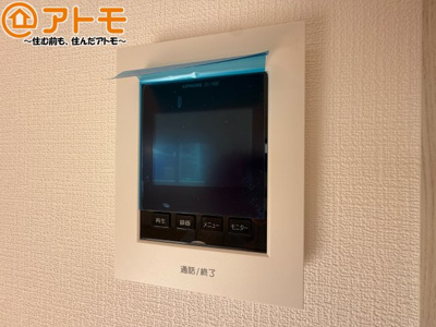 【防犯設備】 | 葵区与一4丁目　新築戸建　2号棟 | TVモニター付きインターホンは訪問者を確認することができて、防犯性に優れています♪