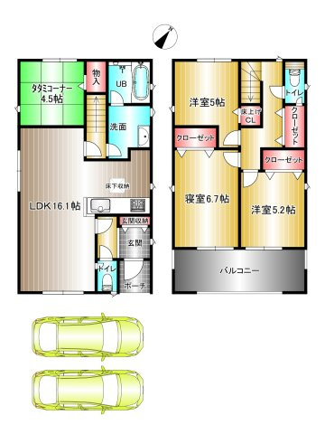 泉南郡田尻町嘉祥寺　２号棟