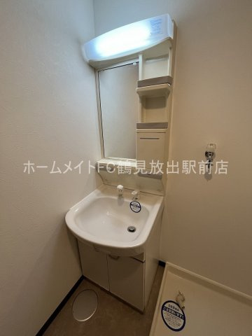 大阪市鶴見区浜５丁目の賃貸マンションの独立洗面台
