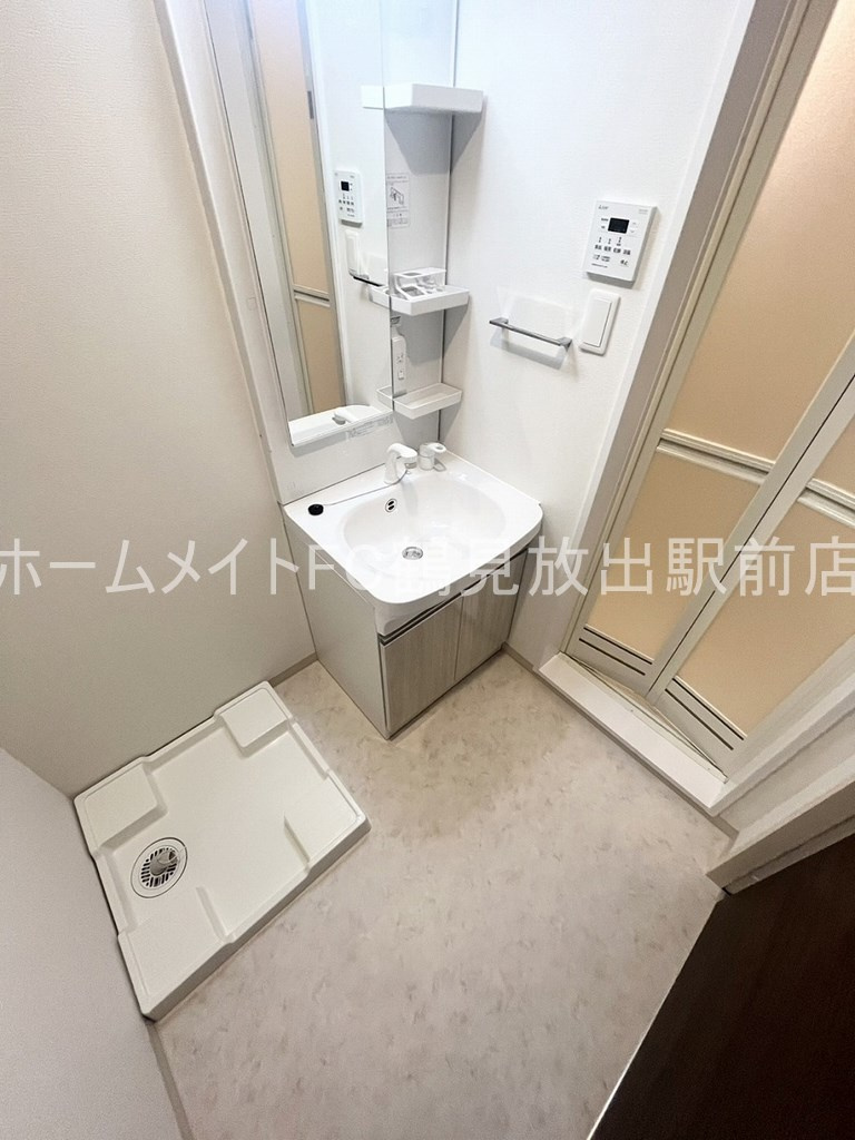 東大阪市森河内西１丁目のアパートの洗面所