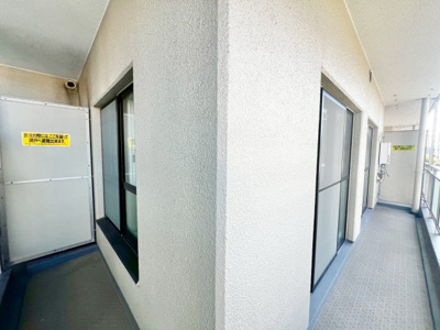 【バルコニー】 | サニークレスト住吉 | 【バルコニー】２面引回しバルコニーです！洗濯物の多い日も楽々快適に干せますよ♪