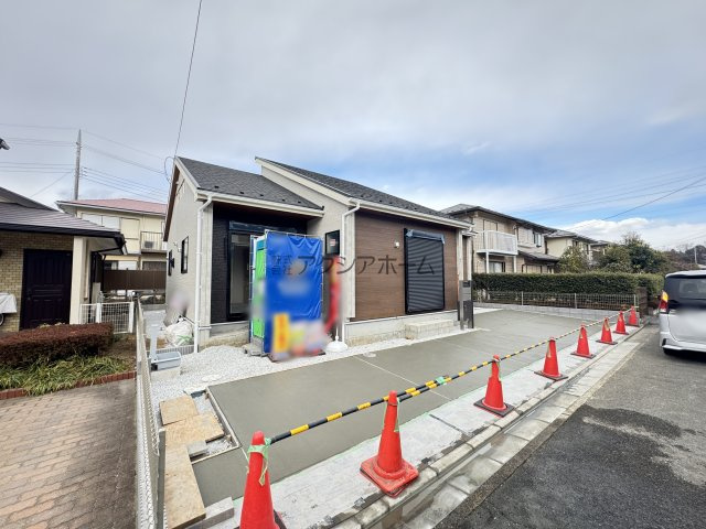 入間市野田・全1棟　新築一戸建　～平屋建て～の外観|現地写真(2026年1月29日撮影)