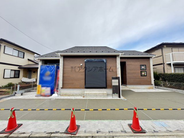入間市野田・全1棟　新築一戸建　～平屋建て～の外観|現地写真(2026年1月29日撮影)