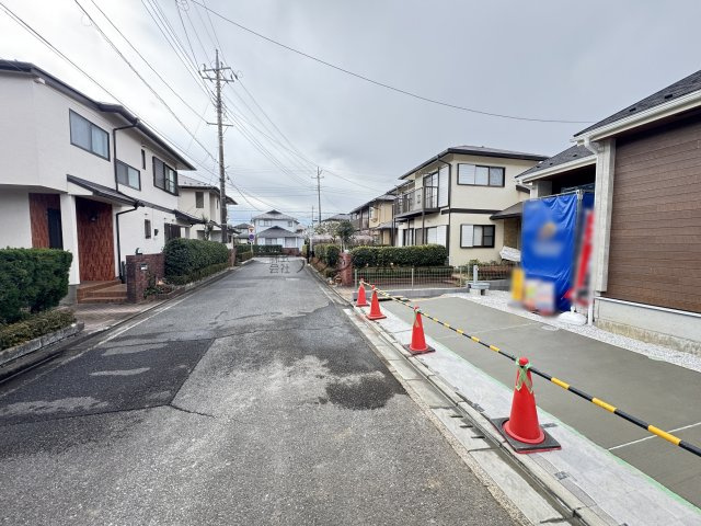 入間市野田・全1棟　新築一戸建　～平屋建て～の前面道路含む現地写真|現地写真(2026年1月29日撮影)