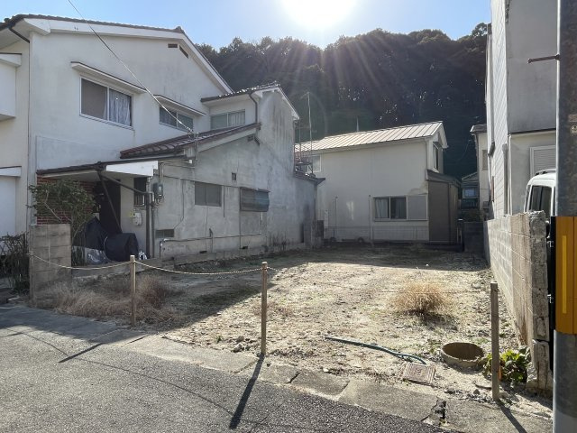 北白川仕伏町 建築条件無し 土地の外観