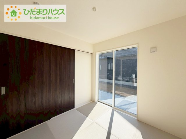 郡山市芳賀三丁目　新築戸建　1号棟の収納|和室の収納は横開きクローゼット！
しまった物の出し入れも楽々です(^^)