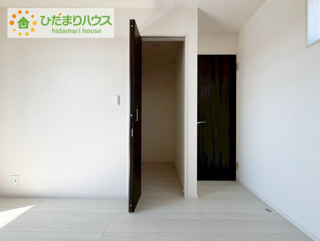 郡山市芳賀三丁目　新築戸建　1号棟の収納|クローゼットタイプの収納は荷物がどこにあるかすぐに見つかります！