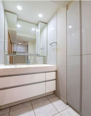 プレミスト不動前の独立洗面台