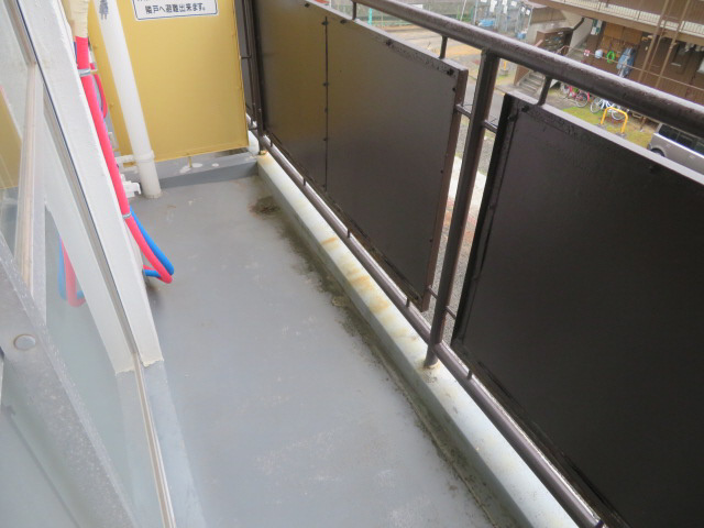 相生市山崎町の賃貸マンションのバルコニー