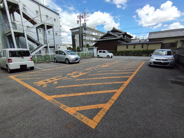 ゴリトンハウスの駐車場