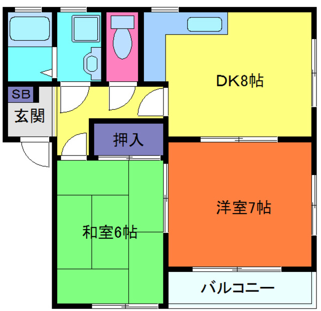 シャルマン御影の間取り