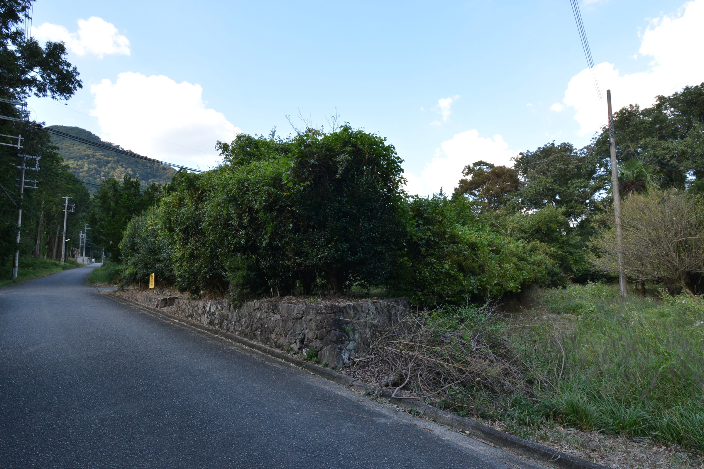 丹波市山南町玉巻の売地の外観