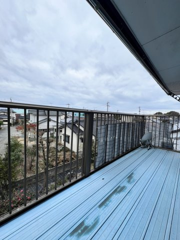 松江町戸建てのバルコニー