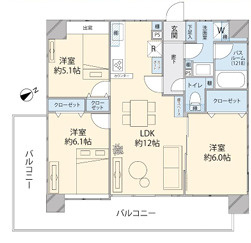 ライオンズマンション葛飾青戸の間取り