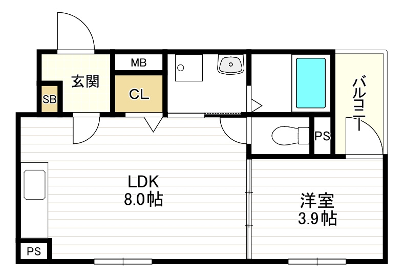 センチュリー昭和町の間取り