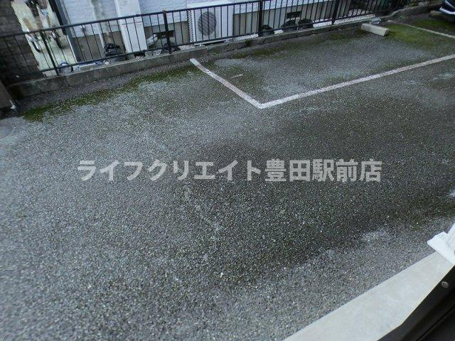 第2エステート吉武のバルコニー