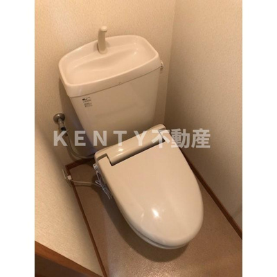 【トイレ】 | ロハス旗の台 | 清潔感のあるトイレです