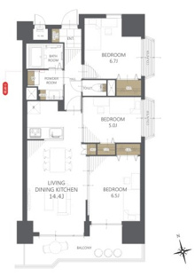 【間取り】ライオンズマンシヨン本町通第二 