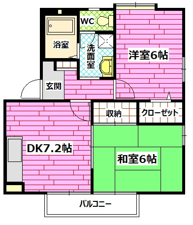 フォブール中野東の間取り