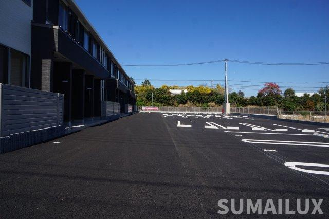 上益城郡益城町大字広崎のアパートの駐車場
