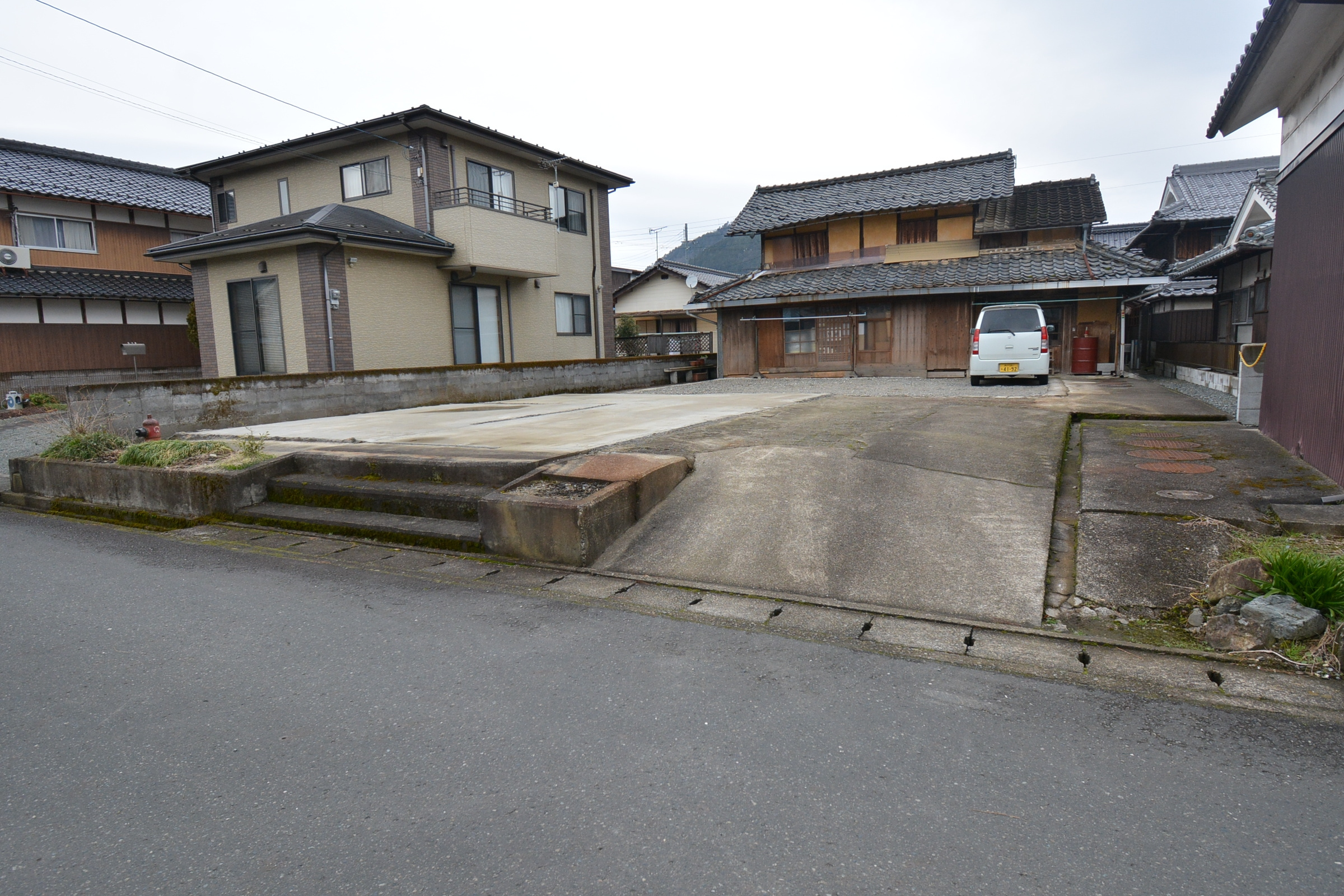 丹波市青垣町沢野の売地の外観