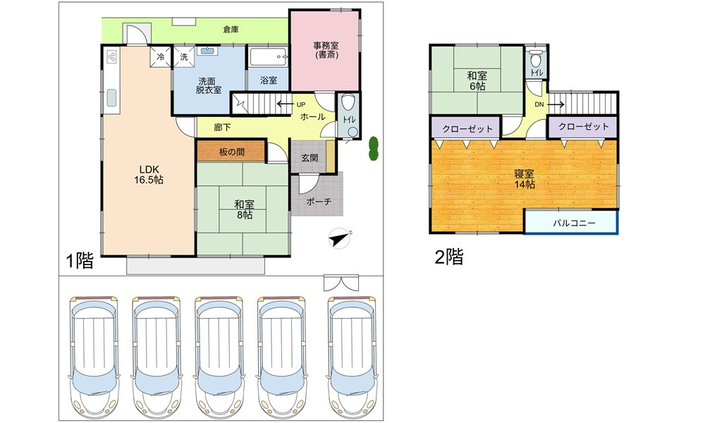 廿日市市宮園上4丁目の間取り