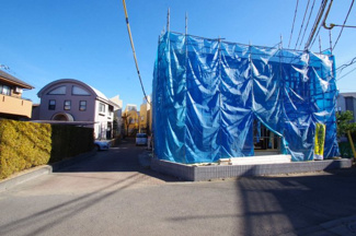 【前面道路含む現地写真】 | 【仲介手数料無料！！】府中市分梅町5丁目　新築戸建て（全2棟）2号棟　6599万円