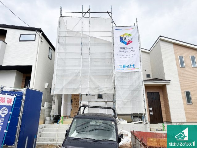 神戸市垂水区本多聞　新築一戸建ての外観|現在建築中！落ち着いた街並みで新生活を始めることが出来そう！周辺の物件も併せてご紹介させて頂きます！