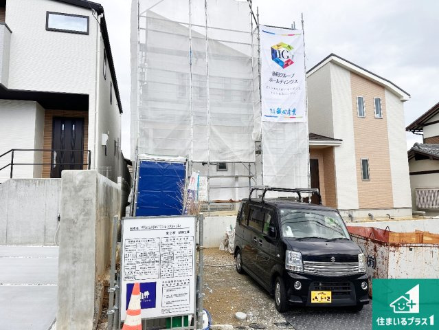 神戸市垂水区本多聞　新築一戸建ての外観|現在建築中！落ち着いた街並みで新生活を始めることが出来そう！周辺の物件も併せてご紹介させて頂きます！