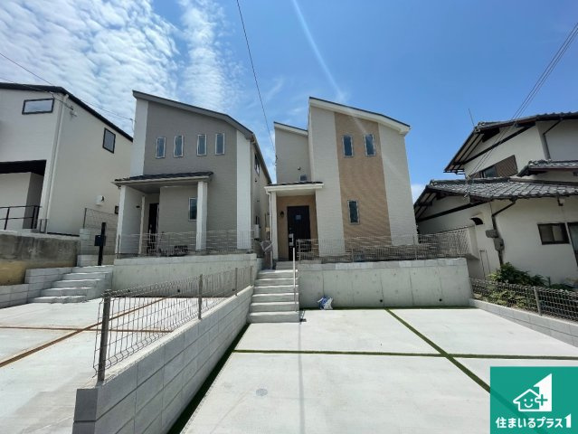神戸市垂水区本多聞　新築一戸建ての外観|お客様に長く安心して住んでいだだける事にこだわった家づくり！住んでからのアフターサービスにもしっかりと取り組んでいます！