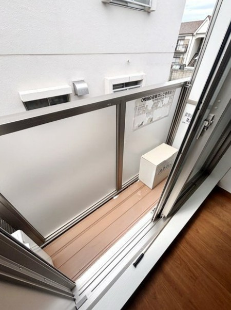 IKフラット4のバルコニー