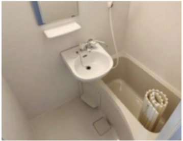 IKフラット4の洗面所