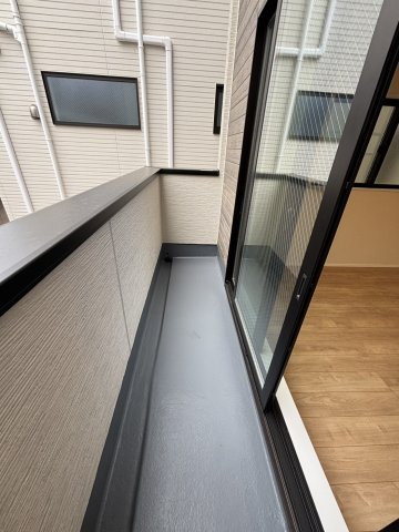 荒川区東尾久２丁目新築戸建のバルコニー