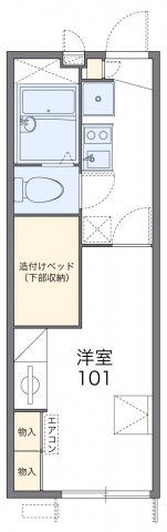 レオパレスシェソワⅣの間取り|画像2