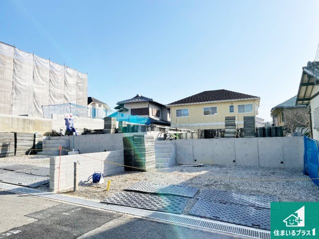 神戸市垂水区本多聞　新築一戸建ての外観|現在の進捗状況です！順調に作業進行中、完成が待ち遠しいです！詳細の間取り等、お気軽にお問い合わせください！