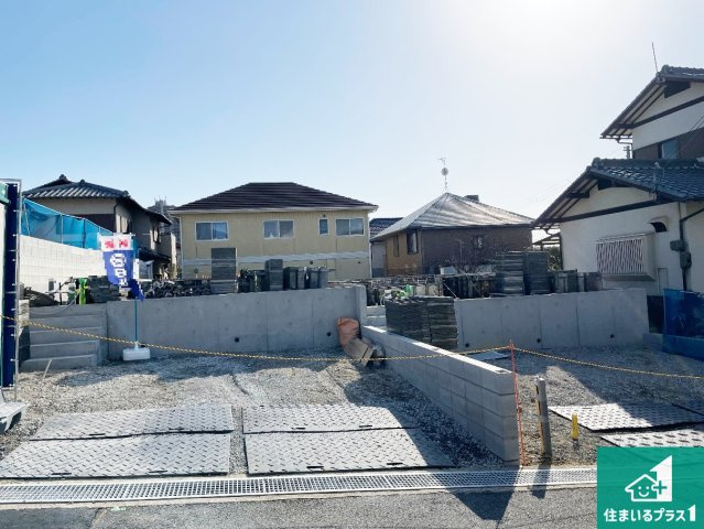 神戸市垂水区本多聞　新築一戸建ての外観|現在の進捗状況です！順調に作業進行中、完成が待ち遠しいです！詳細の間取り等、お気軽にお問い合わせください！