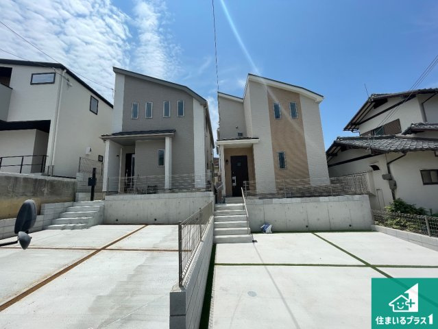神戸市垂水区本多聞　新築一戸建ての外観|お客様に長く安心して住んでいだだける事にこだわった家づくり！住んでからのアフターサービスにもしっかりと取り組んでいます！
