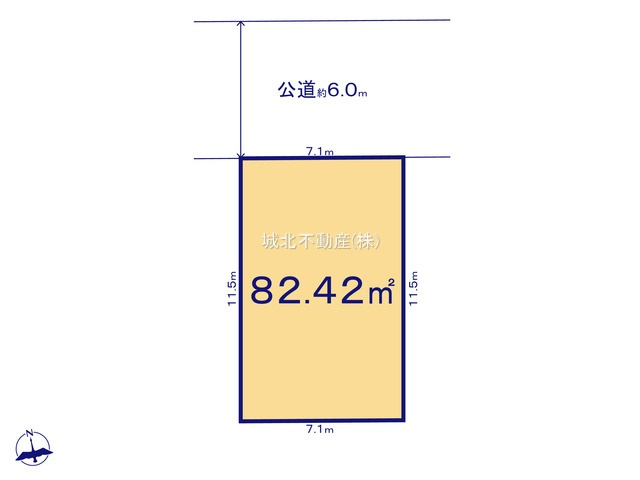杉並区堀ノ内2丁目 限定1区画の区画図