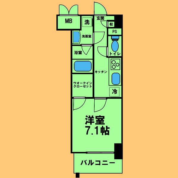 ロイヤルアンコールの間取り|間取り反転タイプ
