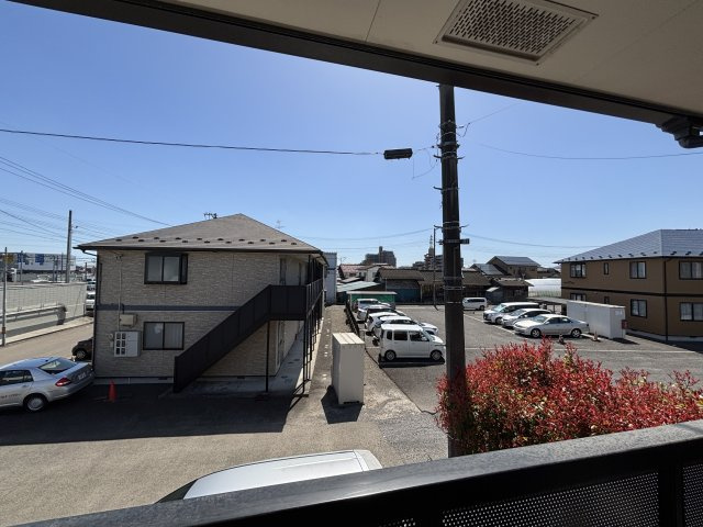 アルティスタＦ棟のバルコニー