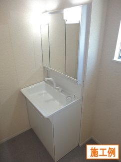 【内観：施工例】 | 町田真光寺　全1棟 | 同施工会社施工例（洗面台）