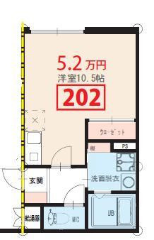 姫路市西夢前台１丁目のアパートの間取り