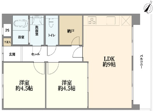 甲南本山ハイムの間取り