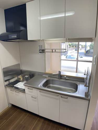 ウェスト川原田B棟のキッチン