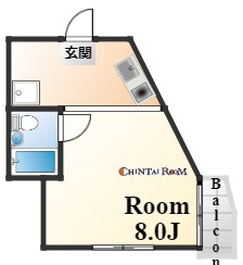 クリフサイド西岡本の間取り